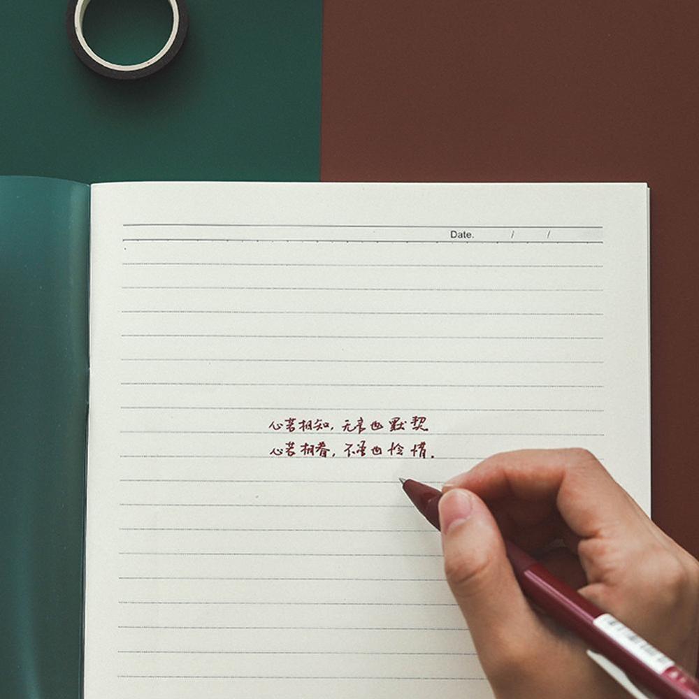 1PC A5 B5 Horizontal Line Grid Notebook Diary Paper Office Graffiti Stationery Writing For Student Supplies School Notebook H8Q2