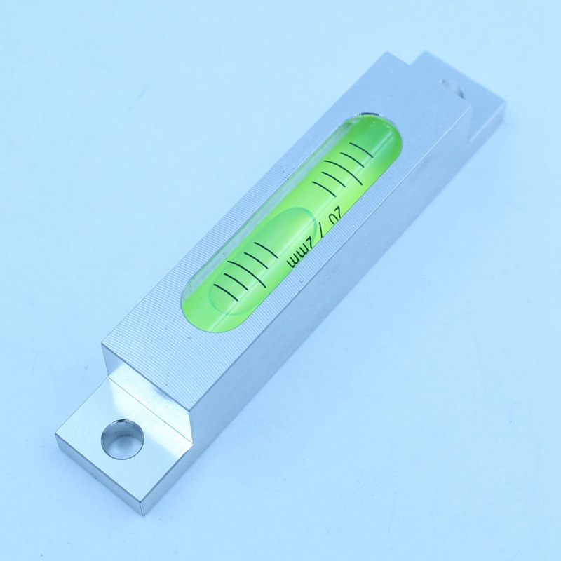 Qase-tarkkuusmetalli pitkä nauhataso kupla tarkkuus 20 " /2mm vihreä valkoinen väri