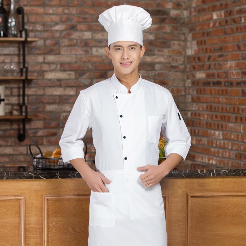 Gud kinesisk restaurant hotellkokkens erme konditor uniform grille uniform kake dekorere guru klær