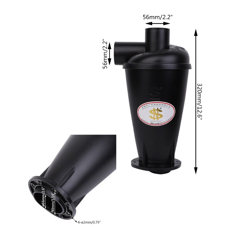 Cyclone Dust Cyclone With Flange Base Separator