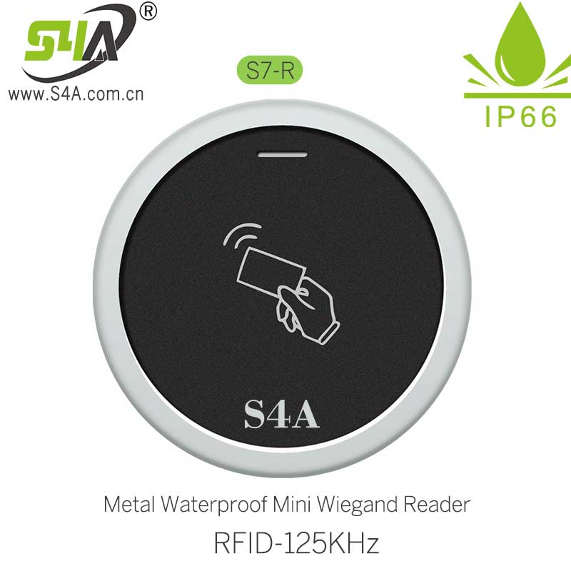Waterproof IP66 RFID 125KHz Access Control Card Reader 125KHz Metal Security Entry Door Reader Wiegand 26 Output: ID