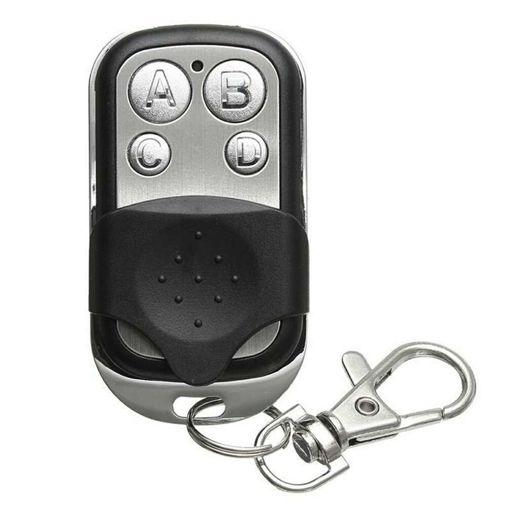 Remote Control Metal Four-button 433MHZ Wireless Copy Garage Door Roll Gate Copy Code Remote Control