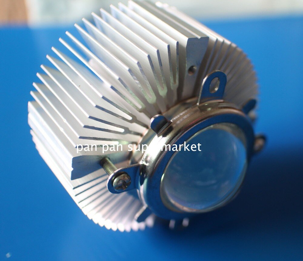 100 Watt 100 Watt hoch Energie LED kühlkörper + objektiv reflektor + kühlkörper kühler für diy