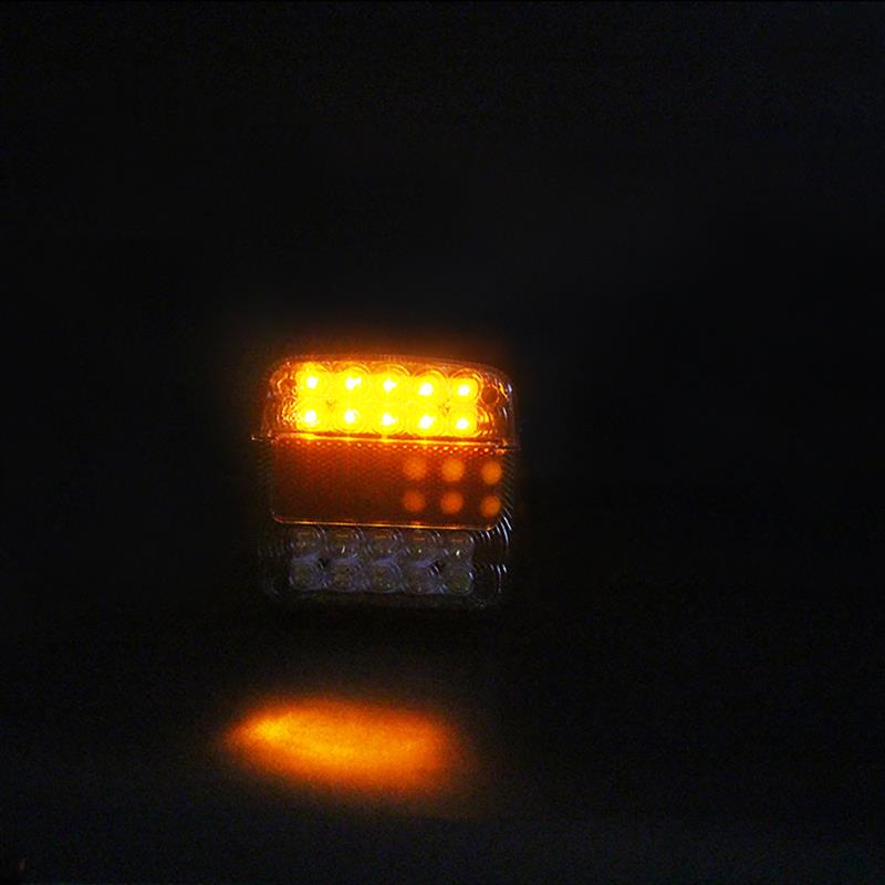 2 stuks 12v aanhangwagen vrachtwagen caravan achterlicht achterlicht richtingaanwijzer rem stoplicht kentekenplaatverlichting