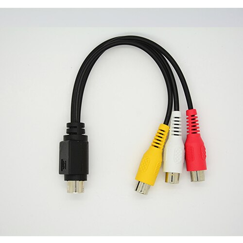 MMI AV Cable 9 PIN S-VIDEO to 3 RCA COMPONENT FOR TV ADAPTER cord cable