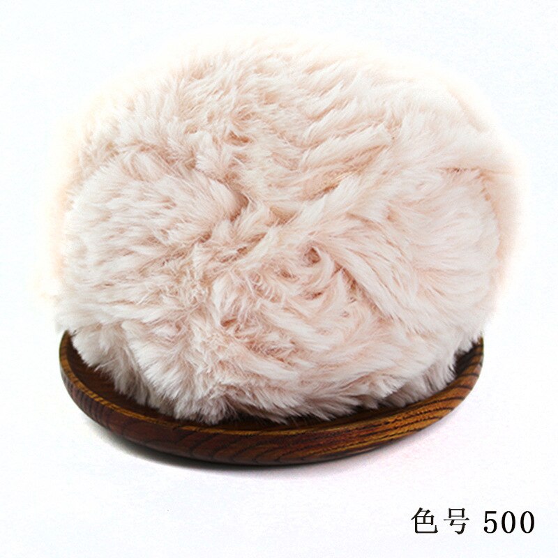 Outai Park of 5 Wool Fur-like Thread Diy Wool Ball Hand-knitted Sweater Thread Special Fancy Yarn Crochet Knitting Braids: 10