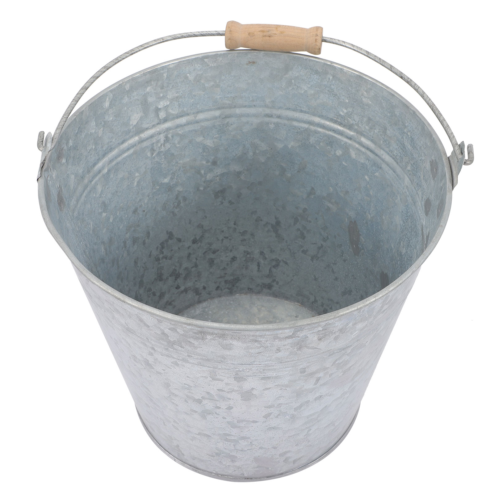 Stainless Steel Bucket Utility Pail Galvanized Containers Tin Buckets for Party Flower Bed Flowerpot