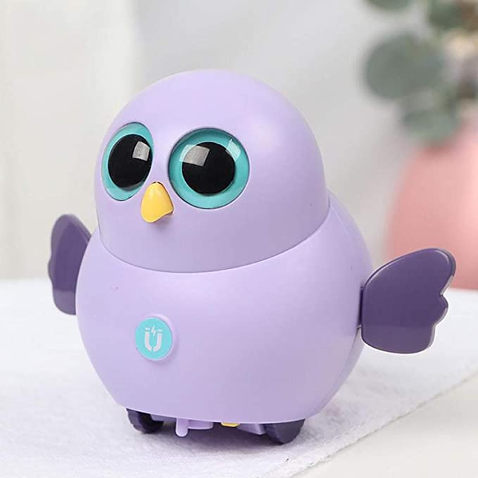Chica mecedora eléctrica para caminar, juguetes para niños adultos: Morado