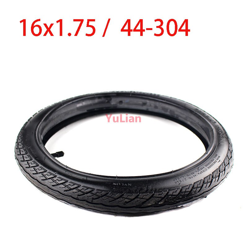 16X1.75 Fiets Banden Explosieveilige Rubber Banden Grootte 16X1.75 44-304 fiets Binnenste En Buitenste Band