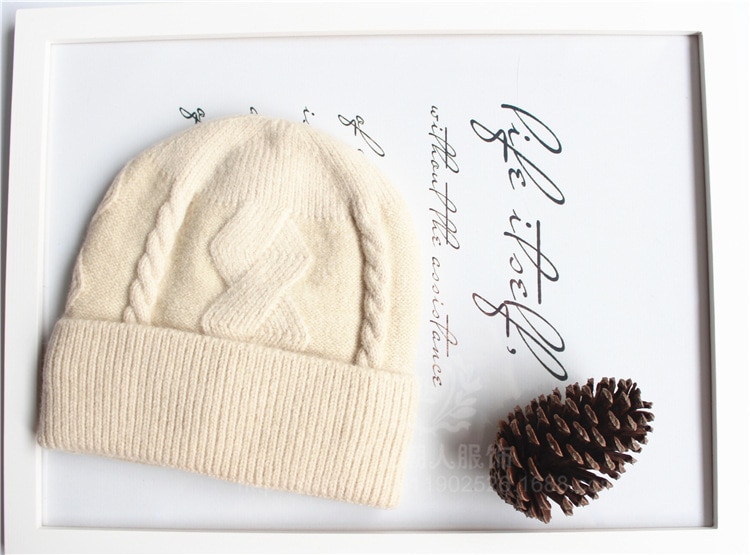 Chapeau d'hiver mâle moche fleurs mâle dur Verus ligne Cap Set tête Top: Beige