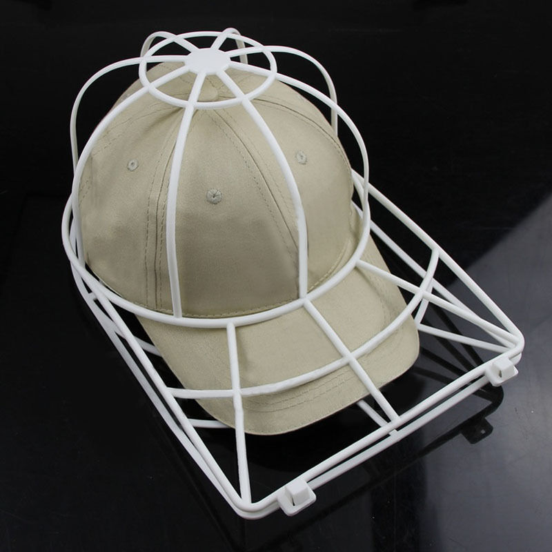 Keps tvätta bur baseball bollkeps hatt tvättmaskin ram hatt hatt formare torkning race leverera deformerbar kepshållare dubbel stål: Default Title