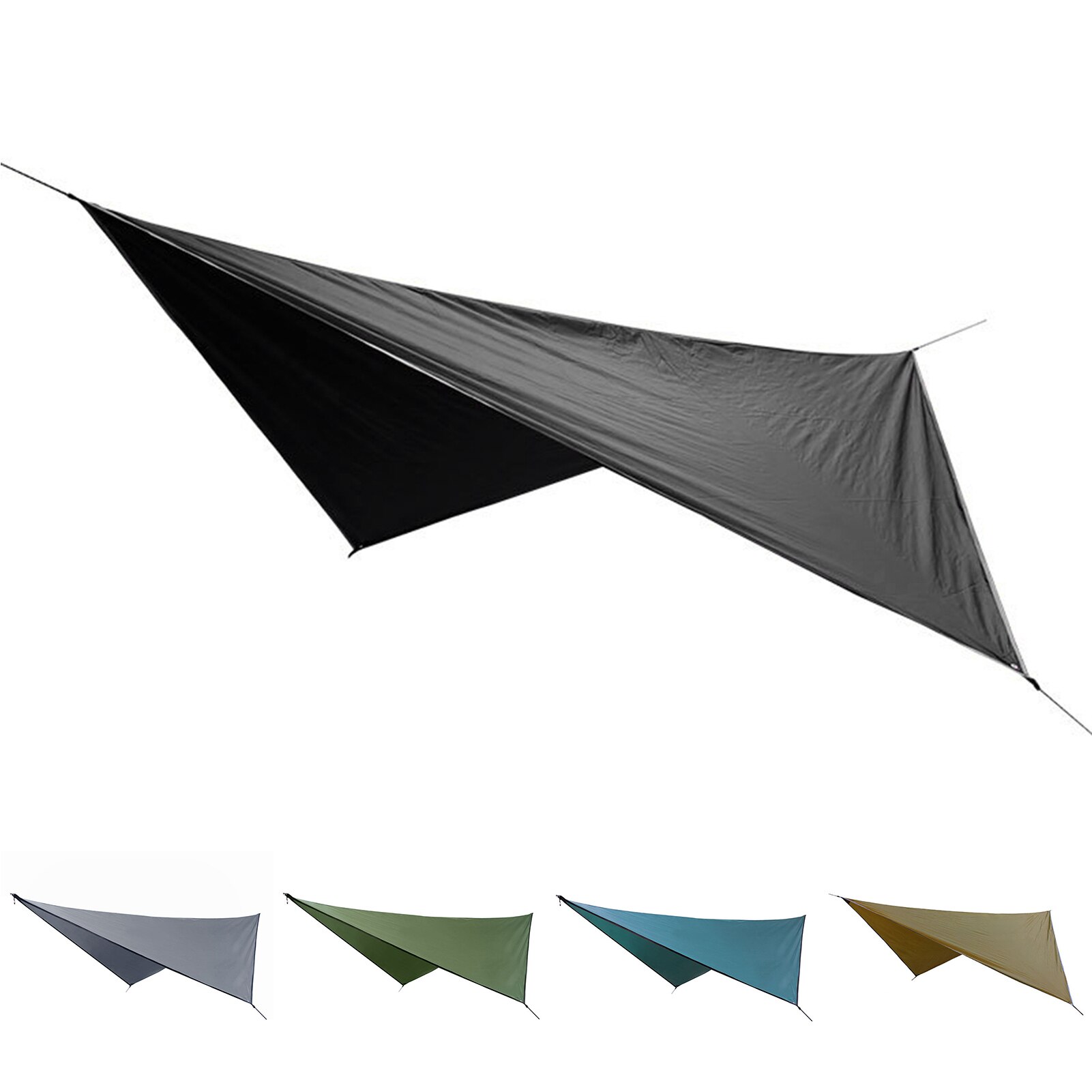 Toldo ligero de lona impermeable para acampar al aire libre, Parasol de sombra, dosel