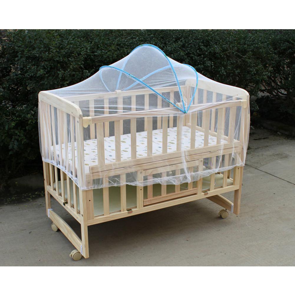 Kidlove Babybed Bed Mesh Klamboe Opvouwbare Baby Gebogen Muggen Netto Draagbare Wieg Netting Ultra Grote 100*60 -110*65cm