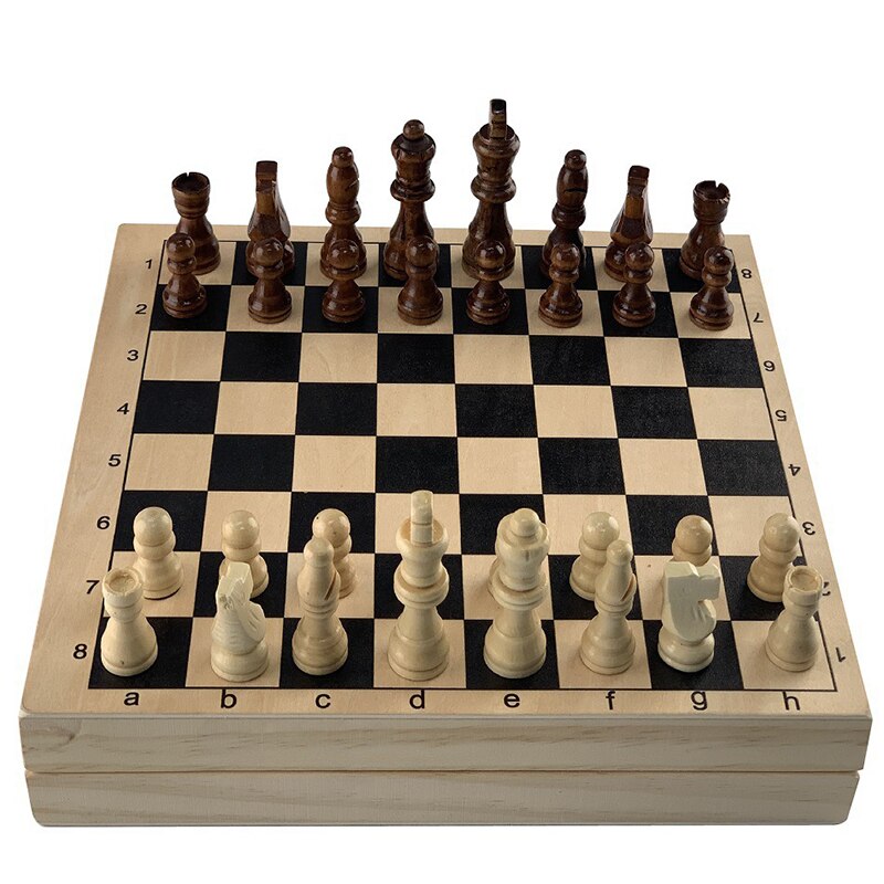 Fast Sling Puck Game International Chess 2 in 1 Multifunctional Foldable Desktop Battle Strategy board games wooden toys