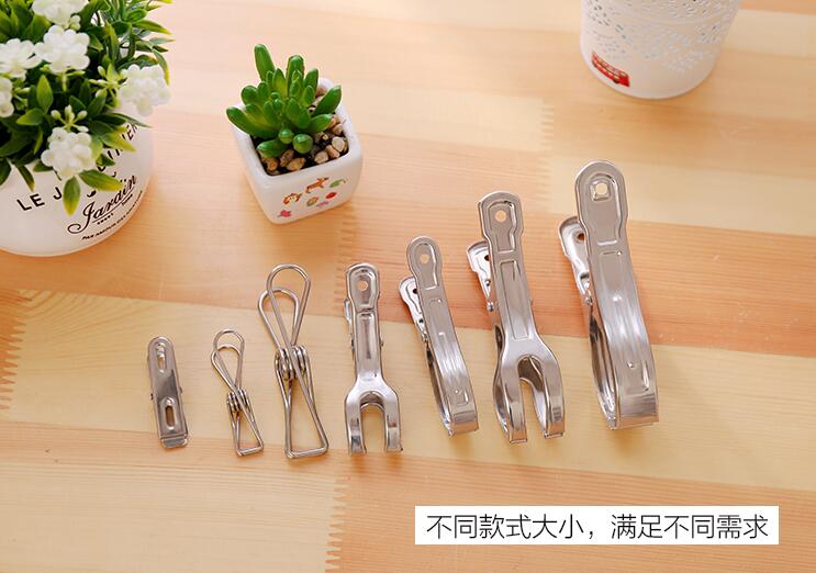 Sainwin Rvs Broek En Kleding Clips Metalen Clips voor Hanger Sokken Ondergoed Sterke Clip 20 stks/5 stks/6 stks/7 stks/8 stks