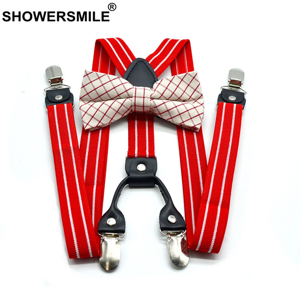 Showersmile rød herre seler seler kvinder butterfly kjole seler bælte mand stribet y ryg selebukser til voksne