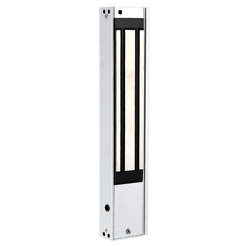 12V electromagnetic magnetic door lock 280 KG (600 LB) Access control holding force with LED light