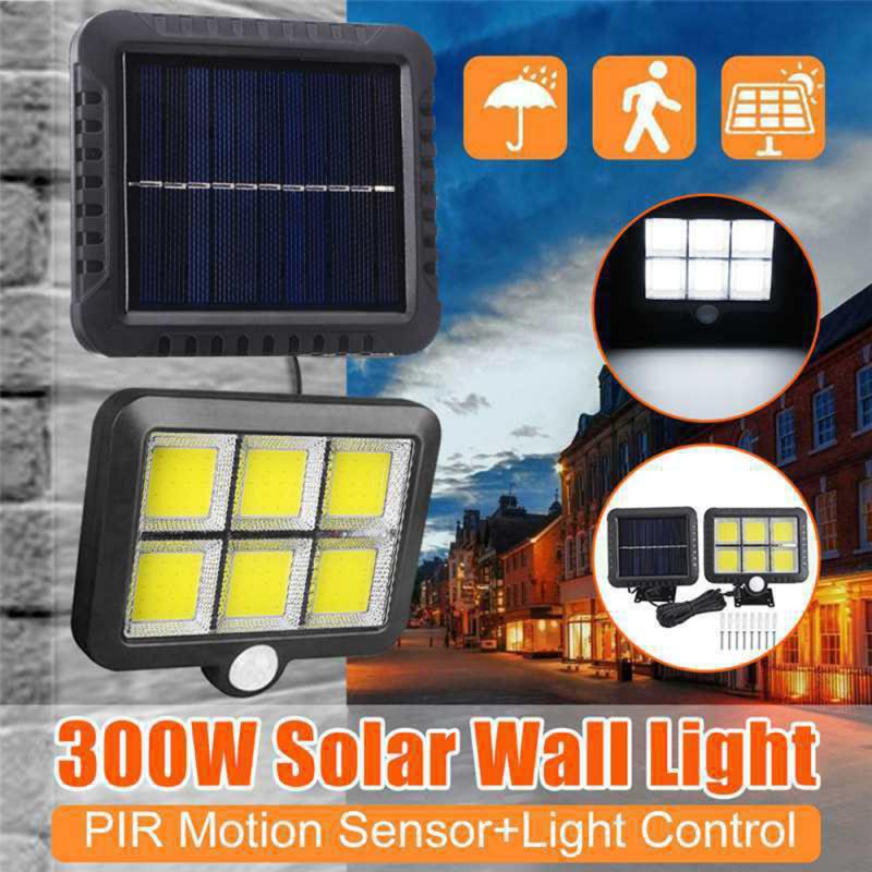 100 LED Split Style Solar Lamps Solar Garden Wall Lights Solar Powered PIR Motion Sensor Outdoor Solar Lamps IP65 Flood Lamp