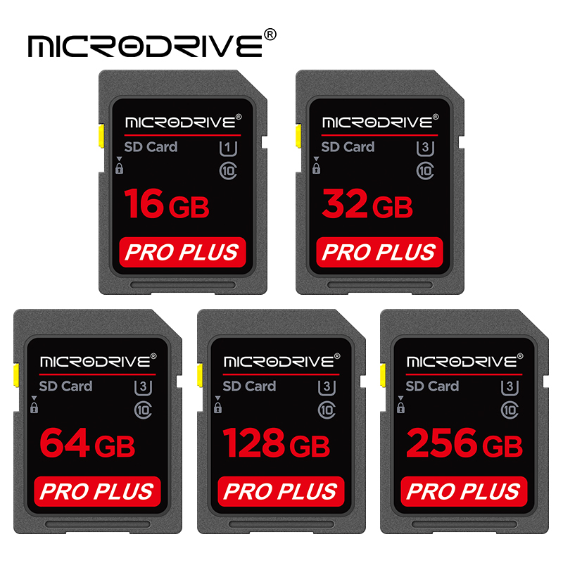Standard SD Memory Card 32GB 64GB 128GB U3 4K Video Camera Flash Cards cartao de memoria 16GB Class 10 for Camera