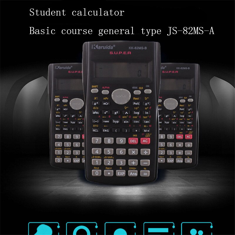 Portable Office Home Multifunction Calculator Stationery School Student Use Engineering Scientific Calculator