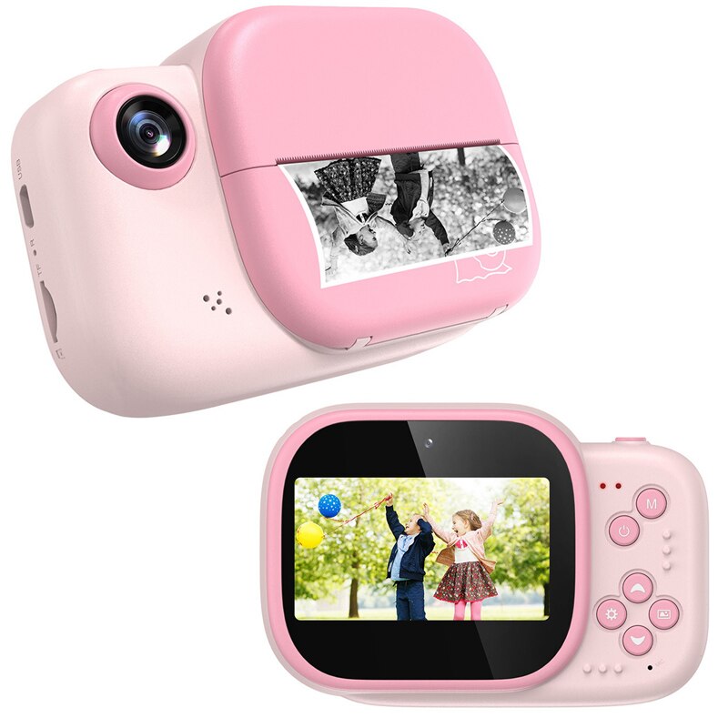 Children Camera Instant Print Camera For Kids Video Photo Digital Camera for Child Printing Camera with 3 Rolls Thermal Paper