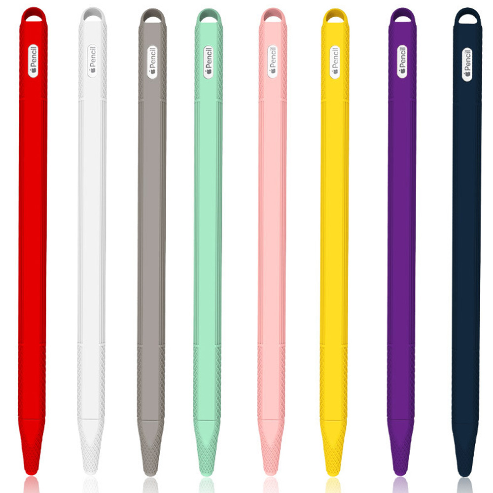 Voor Apple Pencil 2 Case Zachte Siliconen Houder Stylus Pen Cover Compatibel Voor Ipad Tablet Touch Pen Beschermhoes
