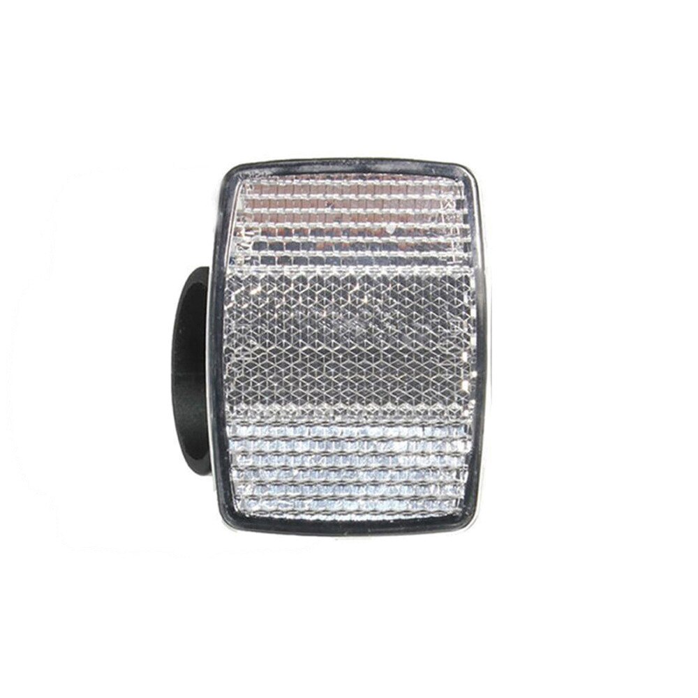 1 unidad de luces de bicicleta para exteriores, soporte de manillar, Reflector seguro para bicicleta, luz delantera trasera de bicicleta, rojo/blanco, accesorios de bicicleta #30