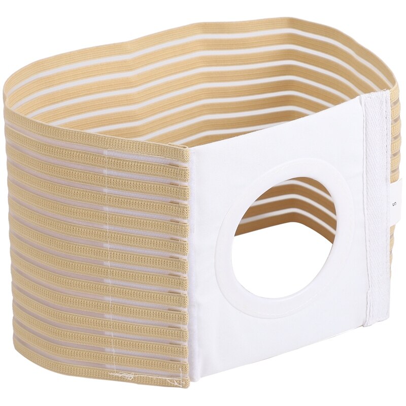 JHD-Ostomy Abdominal Belt Waist Support Wear On The Abdominal Stoma To Fix Bag And Prevent Parastomal Hernia (S)