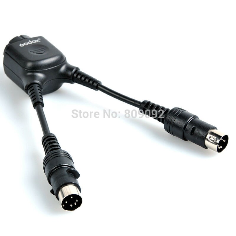 fotografie accessoires godox db-02 kabel y adapter 2 1 voor propac power pack pb960 flash ad360 ad180