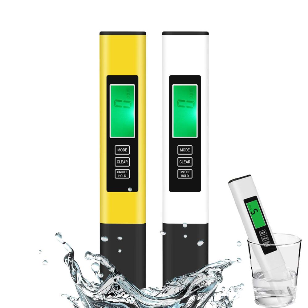 TDS Meter, 2 Pack Digital Water Tester, Water Tester, Temperature &amp; EC Meter 4 in 1, 0-9999ppm, ppm Meter for Drinking