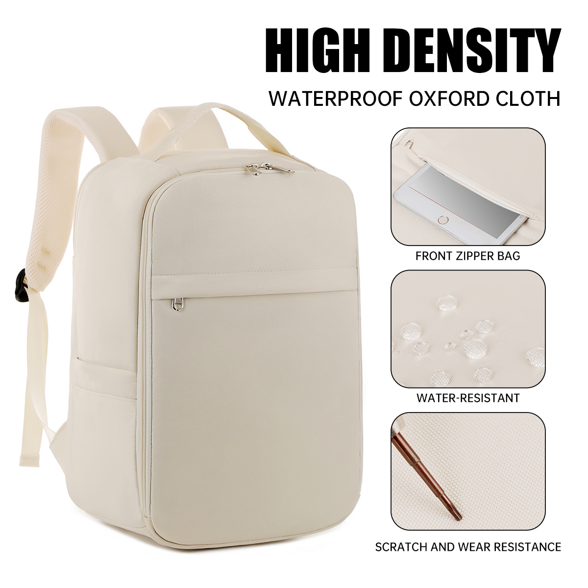 Mochila para mujer 2025, nueva mochila sencilla para ordenador de negocios, bolsa de viaje de gran capacidad para exteriores, bolso escolar para estudiantes para niños