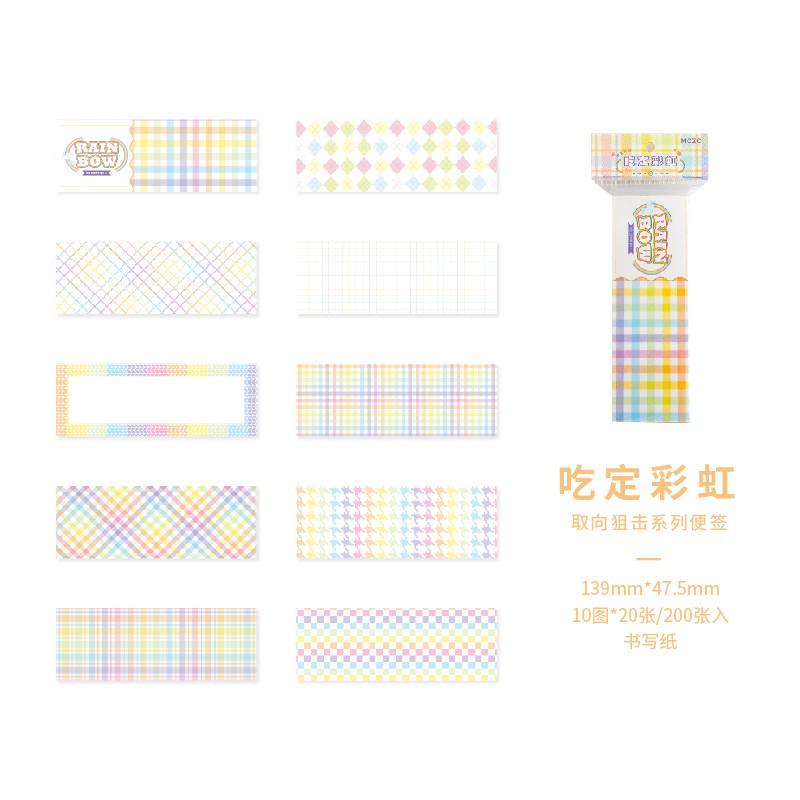 200 Pcs Grid Pattern Diy Scrapbook Paper Supplies Aesthetic Paper Supplies Decorative Paper Material For Craft Diy Journal Photo: F