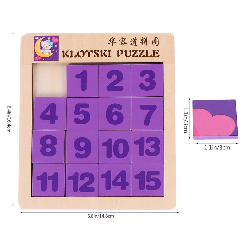 1Pc Puzzel Veilig Cartoon Leuk Nummers Puzzel Voor Kind Kids