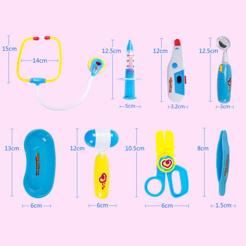 Kinderen Simulatie Speelgoed Set Met Licht Stethoscoop Vroege Onderwijs Doos Pretend Play Educatief