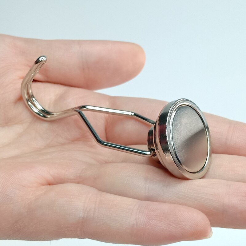 10CPS Magnetic hook removable refrigerator sticker refrigerator message magnet coat hanger key chain storage hook