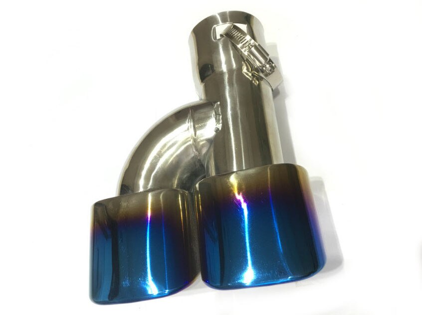 For Nissan NOTE car protect cover Stainless steel muffler pipe outlet dedicate exhaust tip tail 1pcs: B1045Ba76