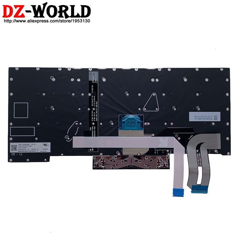 Originele Us Engels Verlicht Toetsenbord Voor Lenovo Thinkpad T14S Gen1 Laptop SN20W19559