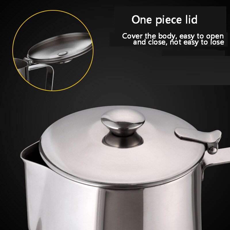 Stainless steel espresso pot, milk foam pot, barista, coffee pot, exquisite milk technology, espresso milk foam po