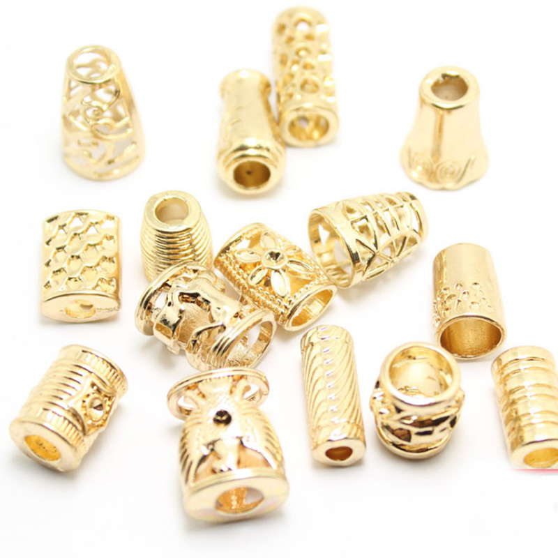 Boucle de suspension en métal de , corde à porter, cordon décoratif, verrouillage du point d'extrémité du cordon, accessoires pour vêtements de bricolage multi-styles, 100 pièces