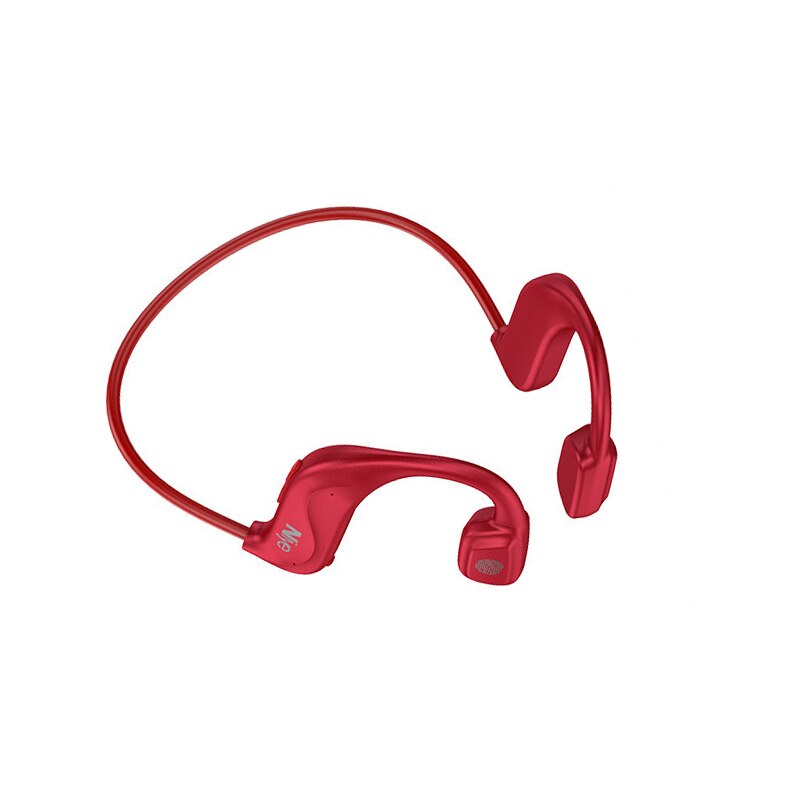 TWS Bone Conduction Wireless Bluetooth Earphone Suitable For Xiaomi Huawei Apple Sports Waterproof Headset With Microphone: T08-RED