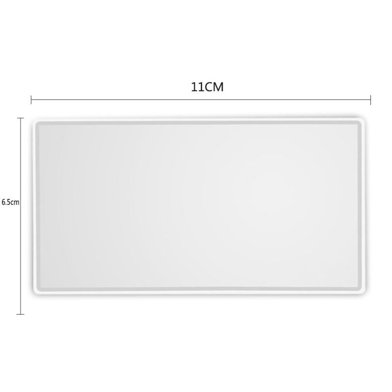 Auto binnenspiegel klevende achterkant roestvrijstalen vizier decoratieve make-up cosmetische spiegels fm