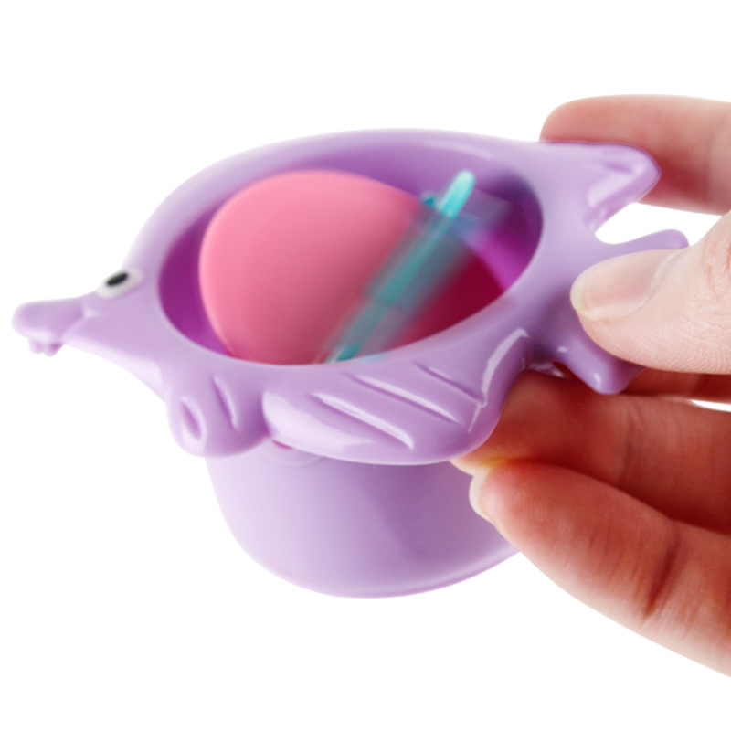6 stks/set Baby Float Water Stapelen Cups Klassieke Bad Speelgoed Zwemmen Educatief Speelgoed voor Kinderen Plastic Fish Animal voor Badkamer