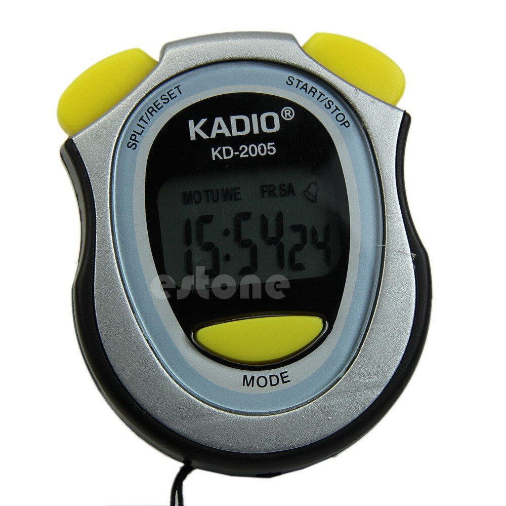 est Digital Handheld LCD Chronograph Timer Sports Stopwatch Counter