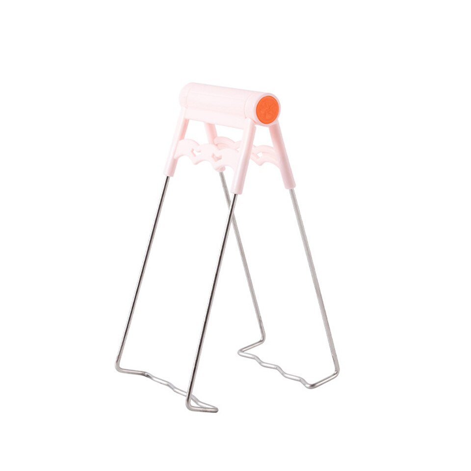 Anti-scalding Bowl Holder Dish Clamp Pot Pan Gripper Clip Dish Plate Bowl Clip Retriever Tongs Kitchen Tool: B Pink