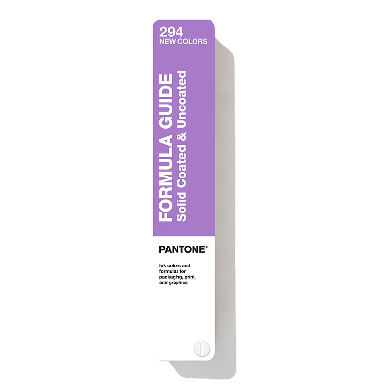 Pantone farvekort international standard tilføjet 294 farve c kort u kort  gp1601a- supl