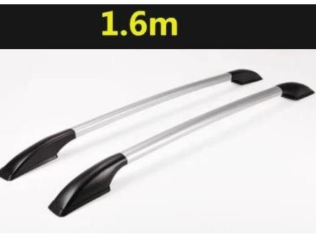 1.2 M-1.6 M Lange Auto Aluminium Imperiaal Bagagedrager Bar Hatchba Auto En Kleine Suv Universal accessoires 2 Stks/set: size 1.6m