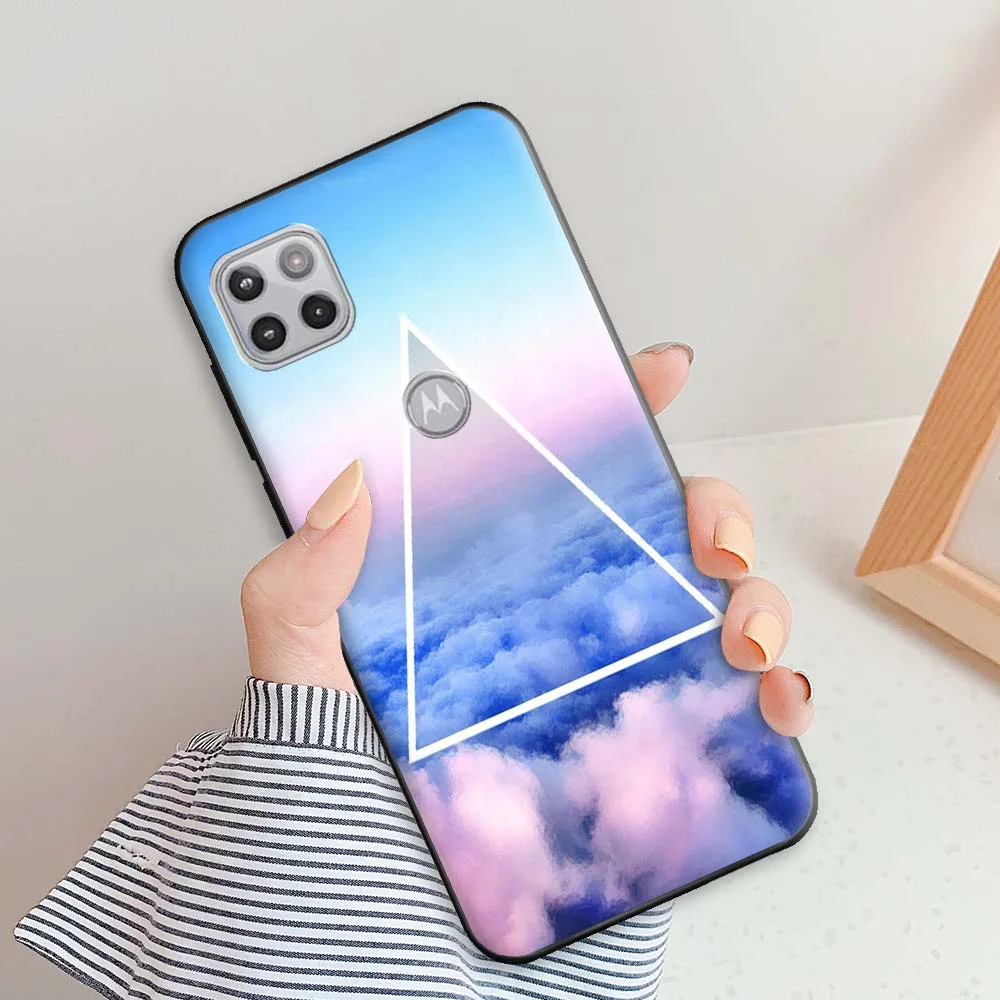 For Motorola Moto One 5G Ace Case XT2113-2 6.7" Cases for Moto One 5G Ace Protective Silicone Soft Cover One 5G Ace Capa