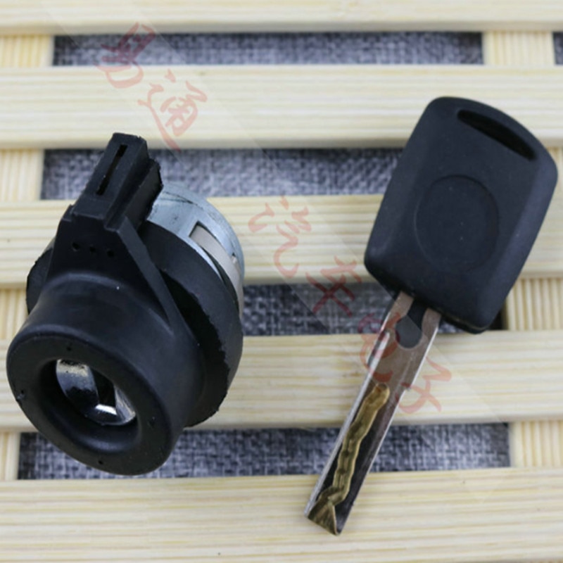 Auto bil tændingslås cylinder til skoda octavia rapid vw santana jetta tændings startlås