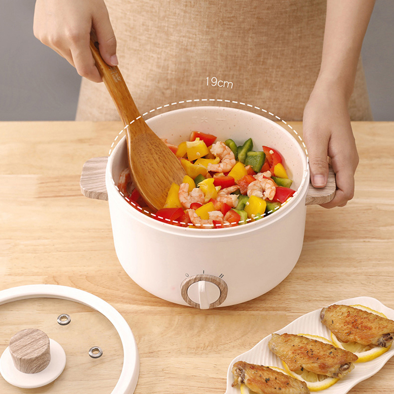 Multifunktions-Mini-Herds, elektrisches Kochen, Kochtopf, elektrische Wärmepfanne, Schlafsaal, Haushalt, 1–2 Personen, elektrische Reiskocher