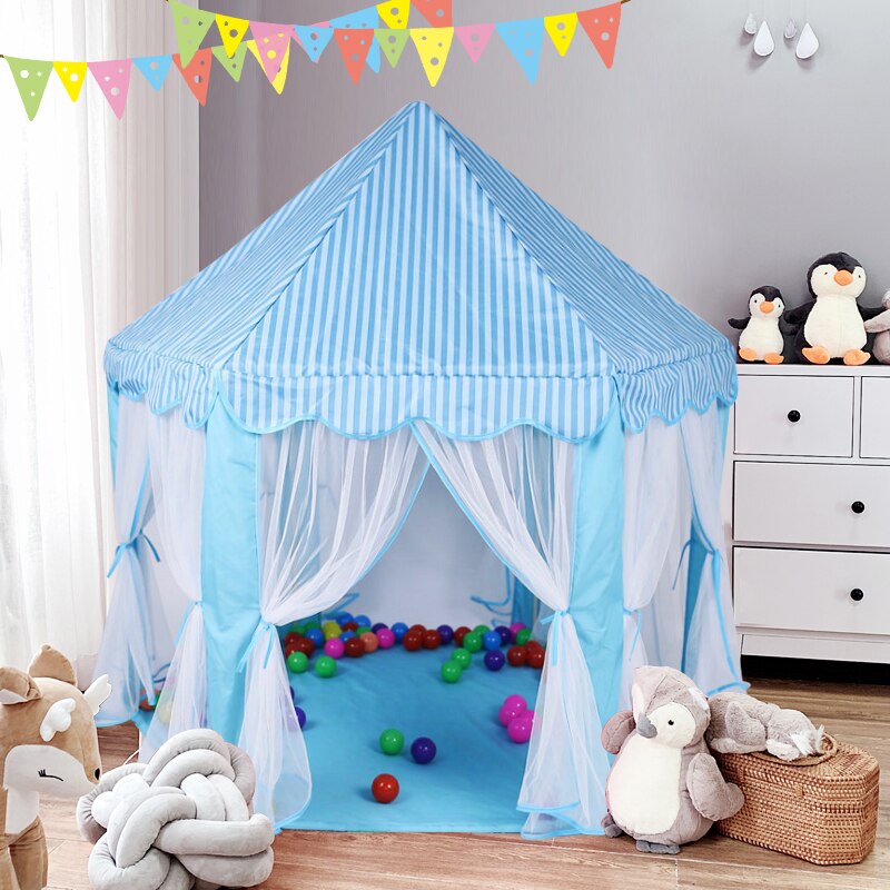 プリンセス城 playtent 子供ままごと子供幼児女の子ピンクプレイテントおもちゃ屋内 & 屋外ゲームベビー誕生日グラム